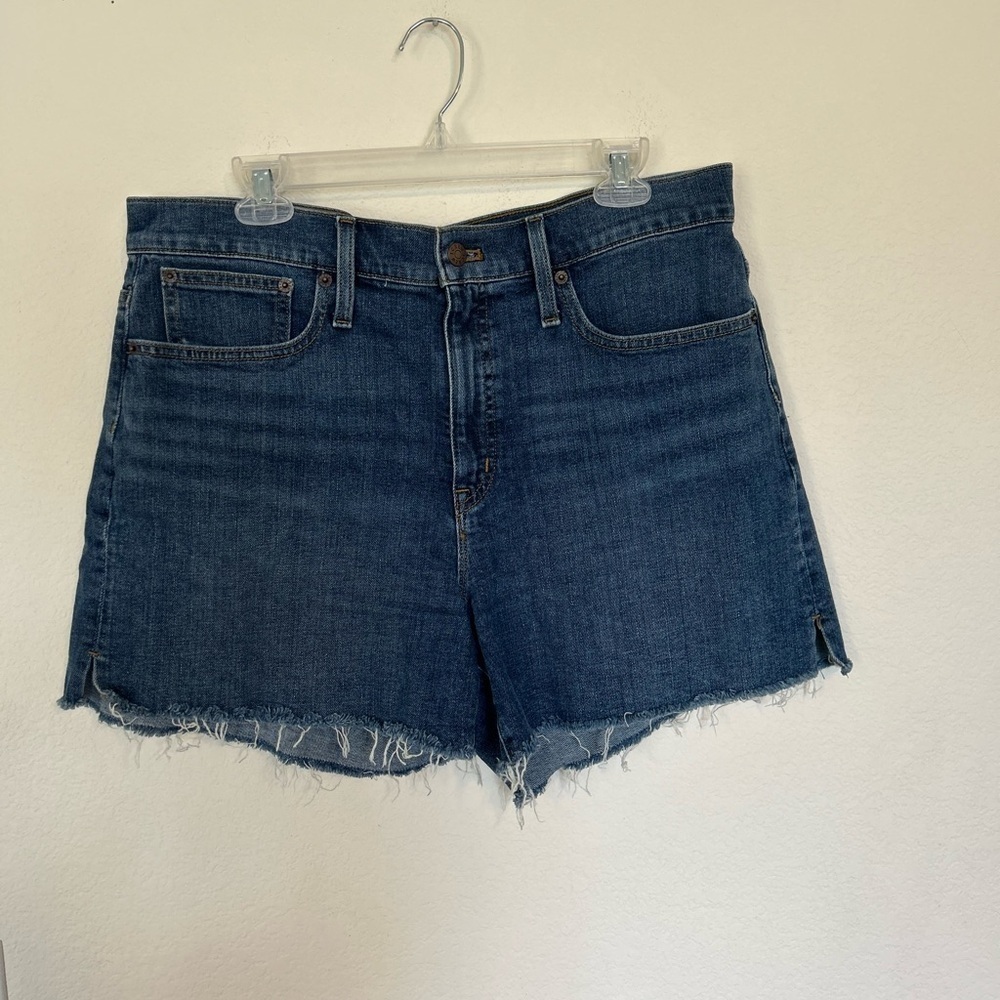 J. Crew Size 31 Denim Blue Women's Shorts Raw hemline